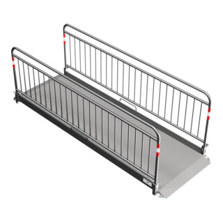 Schake Grabenbrücke „Secure” aus Aluminium, Breite: 1,00 m, Länge: 3,20 m