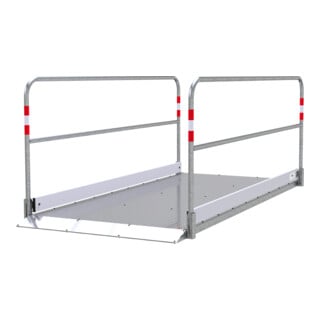 Schake Grabenbrücken aus Aluminium mit Bodenplatte aus Stahl, Breite: 1,20 m, Länge: 2,70 m