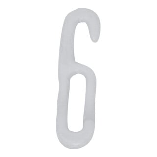 Schake Hakenglied Kunststoff 6mm Weiß 10 Stück