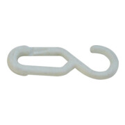 Schake Hakenglied Kunststoff 8 mm Weiß