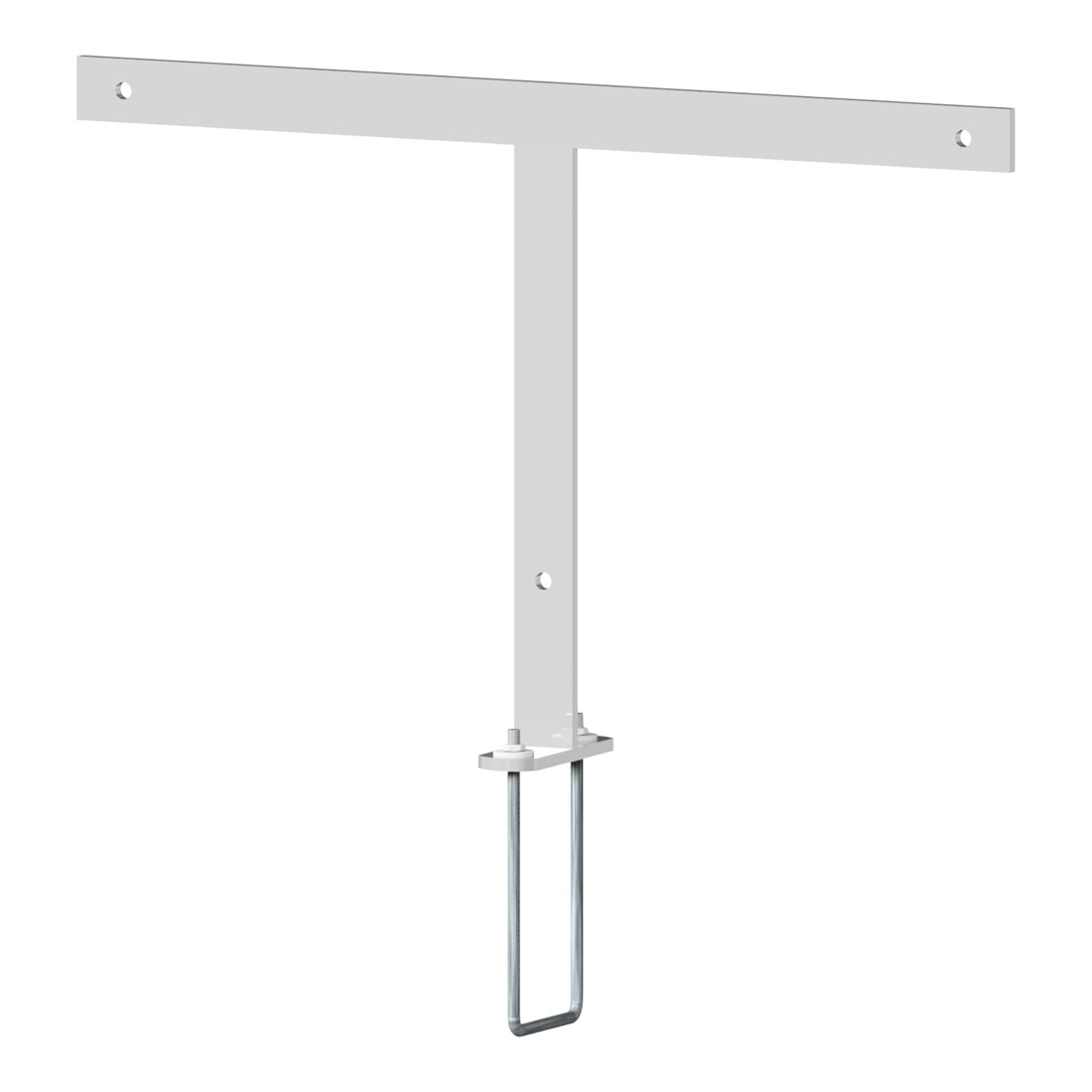 Schake Halterung für Schild Ø 450 mm + Universalbügel für montage an Höhenbegrenzer Querrohr