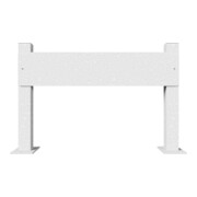Schake Haltevorrichtung für Parkplatzbeschilderung, 2 Stützpfosten 40x40mm, + Kennzeichenhalter (inkl.), Höhe: 350mm-4