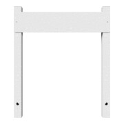 Schake Haltevorrichtung für Parkplatzbeschilderung, zum Einbetonieren, 2 Stützpfosten 40x40mm, + Kennzeichenhalter (inkl.), Höhe: 500mm-4