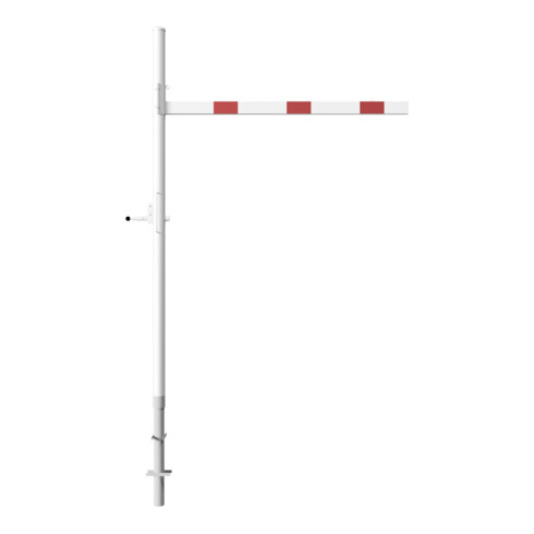 Schake Höhenbegrenzer 2000 mm zum Einbetonieren + Vorhangschloss, Lichte Weite: 2000 mm