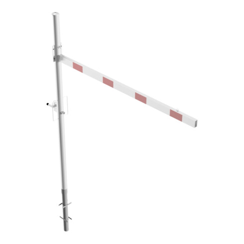 Schake Höhenbegrenzer 2500 mm zum Einbetonieren + Dreikantverschluss, Lichte Weite: 2500 mm