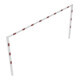 Schake Höhenbegrenzer, feststehend, 100x100mm zum Einbetonieren, 2,30m Gesamtbreite: 6,00m, weiß / rot-2