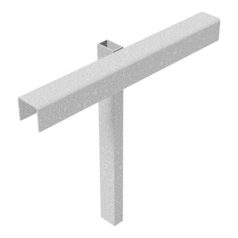 Schake Holzbauzaunständer und Oberteil, Holzbauzaunständer Oberteil verzinkt, 490 mm