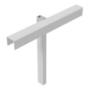 Schake Holzbauzaunständer und Oberteil, Holzbauzaunständer Oberteil verzinkt, 490 mm