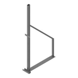 Schake Holzbauzaunständer und Oberteil, Holzbauzaunständer, verzinkt