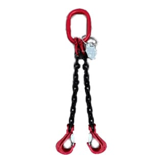 Schake Kettengehänge 2-strang, Breite: 10 mm Länge: 2 m