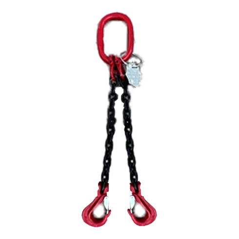 Schake Kettengehänge 2-strang, Breite: 10 mm Länge: 2 m