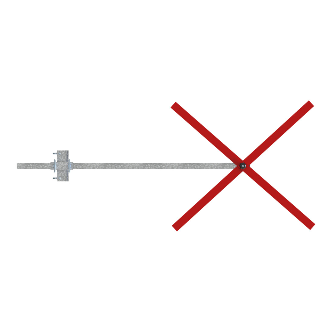 Schake Klemmvorrichtung für Auskreuzung 40x40