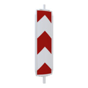 Schake Kunststoffbake Typ 40, Stutzen 40mm x 40mm, Folie Typ RA1/A, Fahrbahntrenner, einseitig von unten nach oben