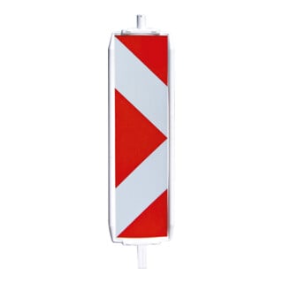 Schake Kunststoffbake Typ 40, Stutzen unten 40 x 40 mm, oben Ø42 mm, Folie Typ 2, pfeilförmig, doppelseitig rechtsweisend
