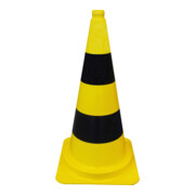 Schake Leitkegel tagesleuchtend, gelb / schwarz, Höhe: 320 mm