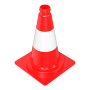 Schake Leitkegel tagesleuchtend, rot / weiß, Höhe: 320 mm
