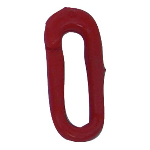 Schake Maillon de connexion rouge, plastique 6 mm