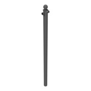 Schake Mittelpfosten für Schutzgeländer Ø60mm + Alu, Kugelkopf Gesamtlänge 1500mm, für Oberholm,