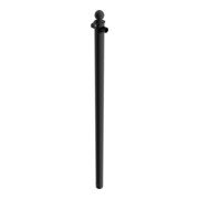 Schake Mittelpfosten für Schutzgeländer Ø60mm + Alu, Kugelkopf Gesamtlänge 1500mm, für Oberholm,-4