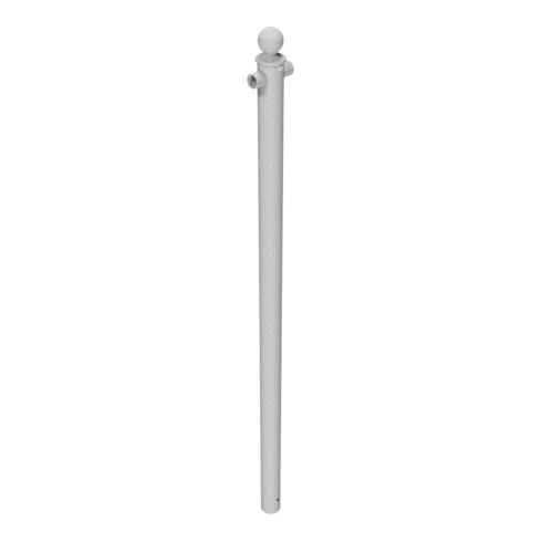 Schake Mittelpfosten für Schutzgeländer Ø60mm + Alu, Kugelkopf Gesamtlänge 1500mm, für Oberholm, feuerverzinkt