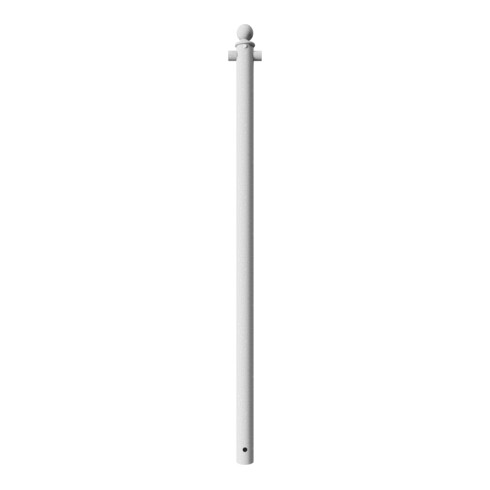 Schake Mittelpfosten für Schutzgeländer Ø60mm + Alu, Kugelkopf Gesamtlänge 1500mm, für Oberholm, feuerverzinkt