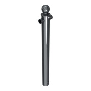 Schake Mittelpfosten für Schutzgeländer Ø60mm + Alu, Kugelkopf Gesamtlänge 800mm, für Oberholm, beschichtet,-2