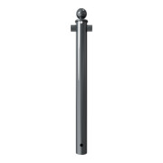 Schake Mittelpfosten für Schutzgeländer Ø60mm + Alu, Kugelkopf Gesamtlänge 800mm, für Oberholm, beschichtet,-4