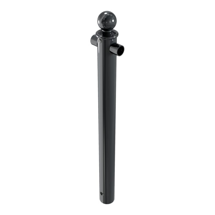 Schake Mittelpfosten für Schutzgeländer Ø60mm + Alu, Kugelkopf Gesamtlänge 800mm, für Oberholm, beschichtet,
