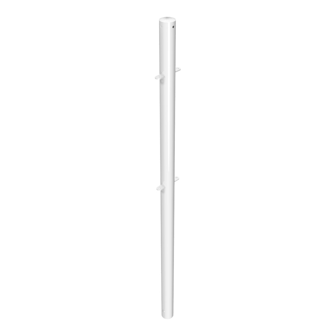 Schake Mittelpfosten Stahlrohr Ø 60mm + 4 Verbindungslaschen Länge 1500mm, beschichtet