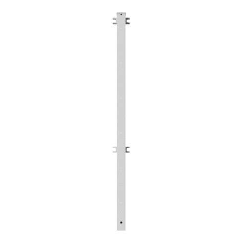 Schake Mittelpfosten verzinkt für Schutzzaungitter, 60x60x1500mm + 4 Verbindungslaschen