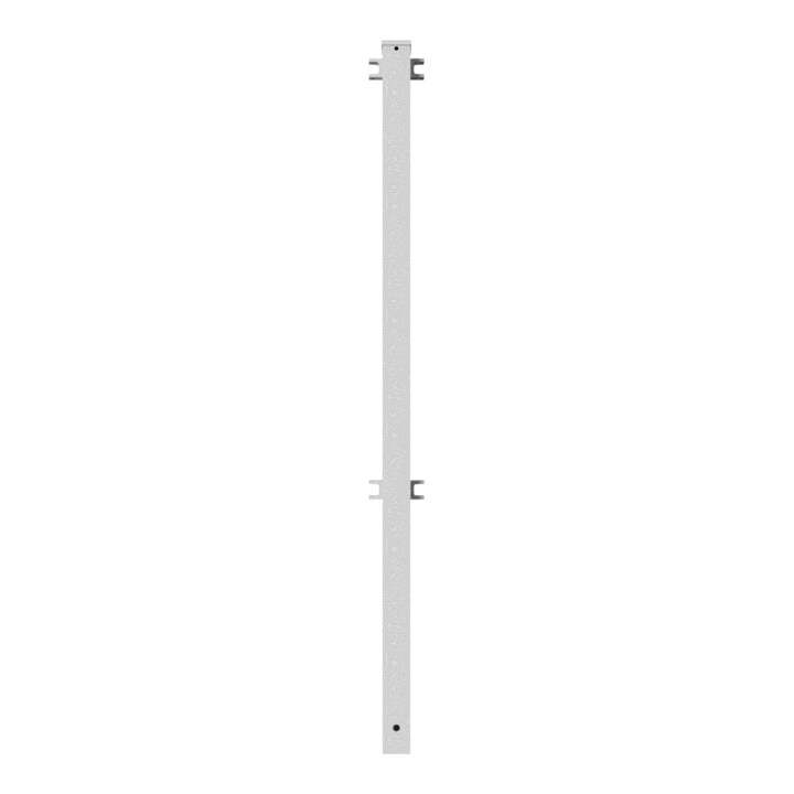 Schake Mittelpfosten verzinkt für Schutzzaungitter, 60x60x1500mm + 4 Verbindungslaschen