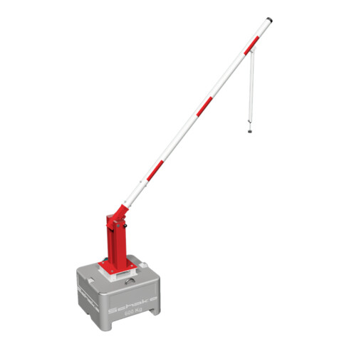 Schake Mobile Handschranke, Weite 4000 mm, für Vorhangschloss