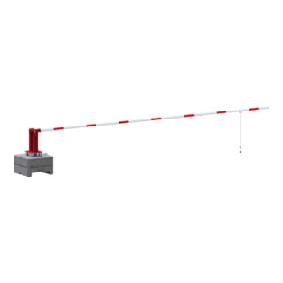 Schake Mobile Handschranke, Weite 7000 mm, Dreikantverschluss und Profilzylinderschloss