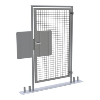 Schake Mobilzaun Fluchttür Panikfunktion D