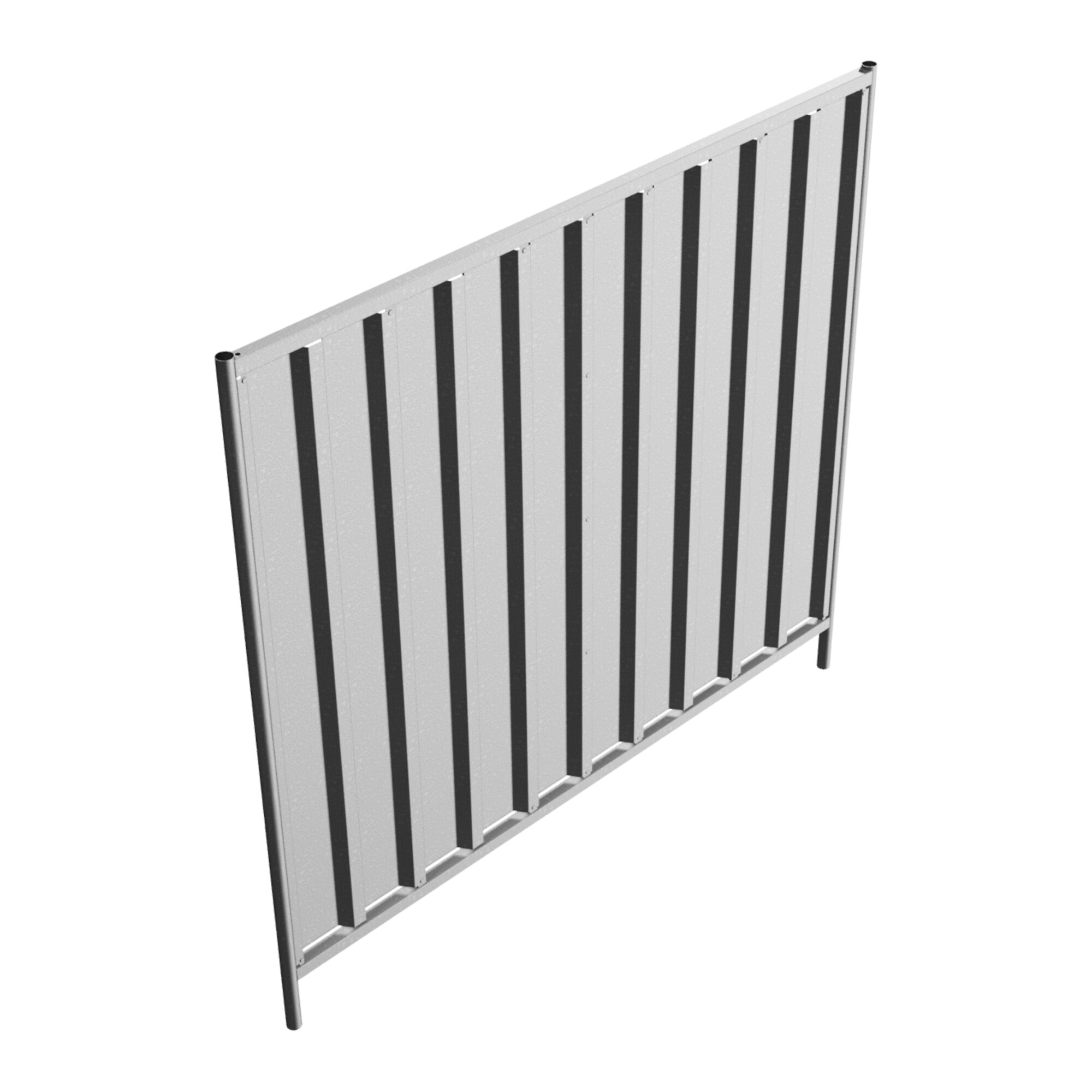 Schake Mobilzaun Trapez, verzinkt, Höhe: 2,0 m