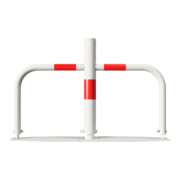 Schake Parkplatzsperre Typ 40660, umlegbar, Ø 60mm, Überflur 500mm, + Rundrohrbügeln, Gesamtbreite 800mm + Profilzylinderschloß, zum Aufdübeln inkl. Befestigungsmaterial-5