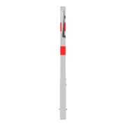 Schake Parkplatzsperre Typ 471Z, herausnehmbar, Vierkantrohr 70x70 mm, Überflur 900 mm m. Profilzylinder u. 3 Schlüssel, verz. inkl. Bodenhülse-4