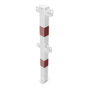Schake Pfosten 70 x 70 mm Mittelpfosten für Ober- und Knieholm + Bodenplatte 100 x 150 mm-2