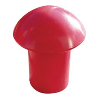 Schake Pilzschlagschutz ( Kunststoff ), für Schnurpfähle Ø 16 - 20 mm rot