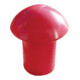 Schake Pilzschlagschutz ( Kunststoff ), für Schnurpfähle Ø 16 - 20 mm rot-1