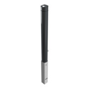 Schake Poller aus starkwandigem Aluminium 100mm herausnehmbar + Dreikantverschluß ca. 900mm Überflur + Ziernut,-4