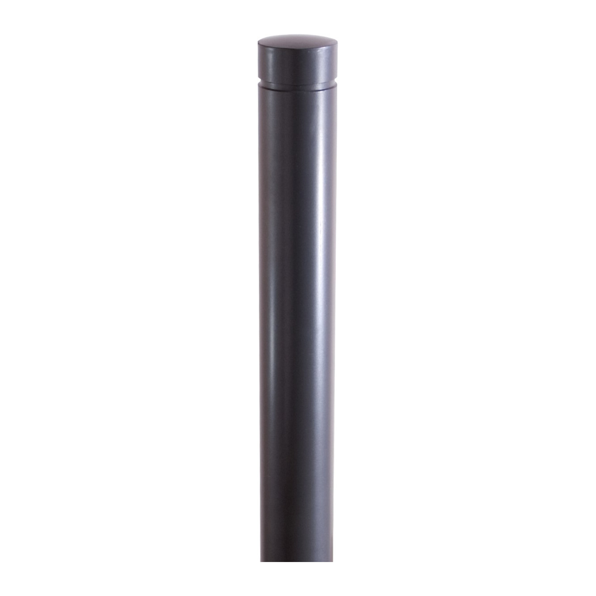 Schake Poller aus starkwandigem Aluminium 100mm ortsfest ca. 900mm Überflur + Ziernut,