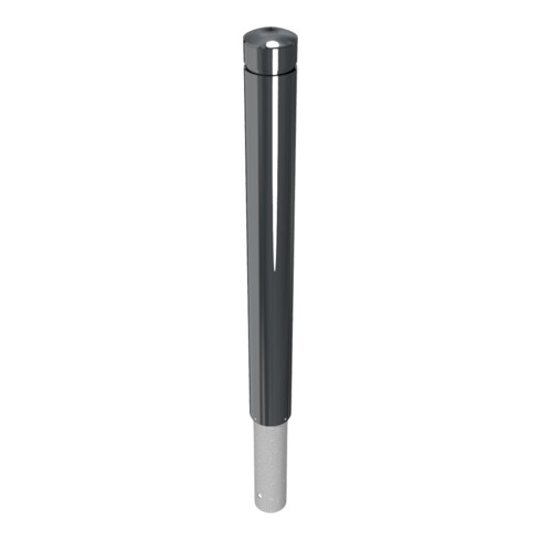 Schake Poller aus starkwandigem Aluminium 100mm ortsfest ca. 900mm Überflur + Ziernut,