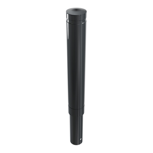 Schake Poller aus starkwandigem Aluminium 120mm ortsfest ca. 750mm Überflur + Ziernut,