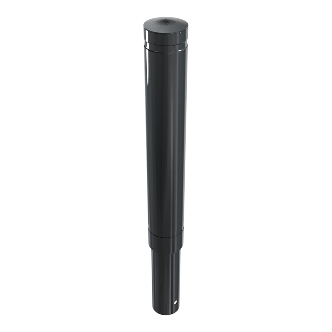 Schake Poller aus starkwandigem Aluminium 120mm ortsfest ca. 750mm Überflur + Ziernut,