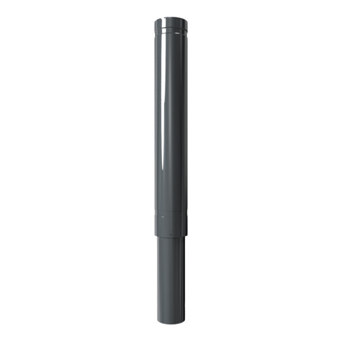 Schake Poller aus starkwandigem Aluminium 120mm ortsfest ca. 750mm Überflur + Ziernut,