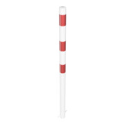 Schake Poteau de fermeture type 460B, fixe, Ø 60 mm, à sceller, blanc/rouge-4