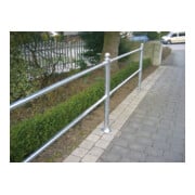 Schake Querholm für Schutzgeländer Ø33,7mm, Länge: 2000mm, inkl. 2 Alu, Verbinungsmuffen-2