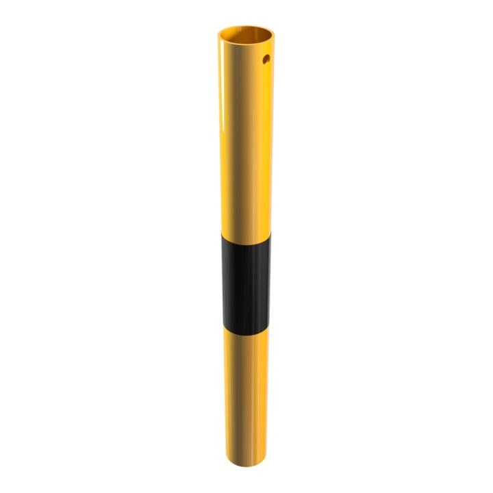 Schake Querholm für Schutzgeländer aus Stahlrohr Ø48mm Länge: 500mm, gelb / schwarz