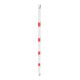 Schake Querrohr Ø 60 mm 2000mm verzinkt + Aluschellen, beschichtet, weiß / rot-2